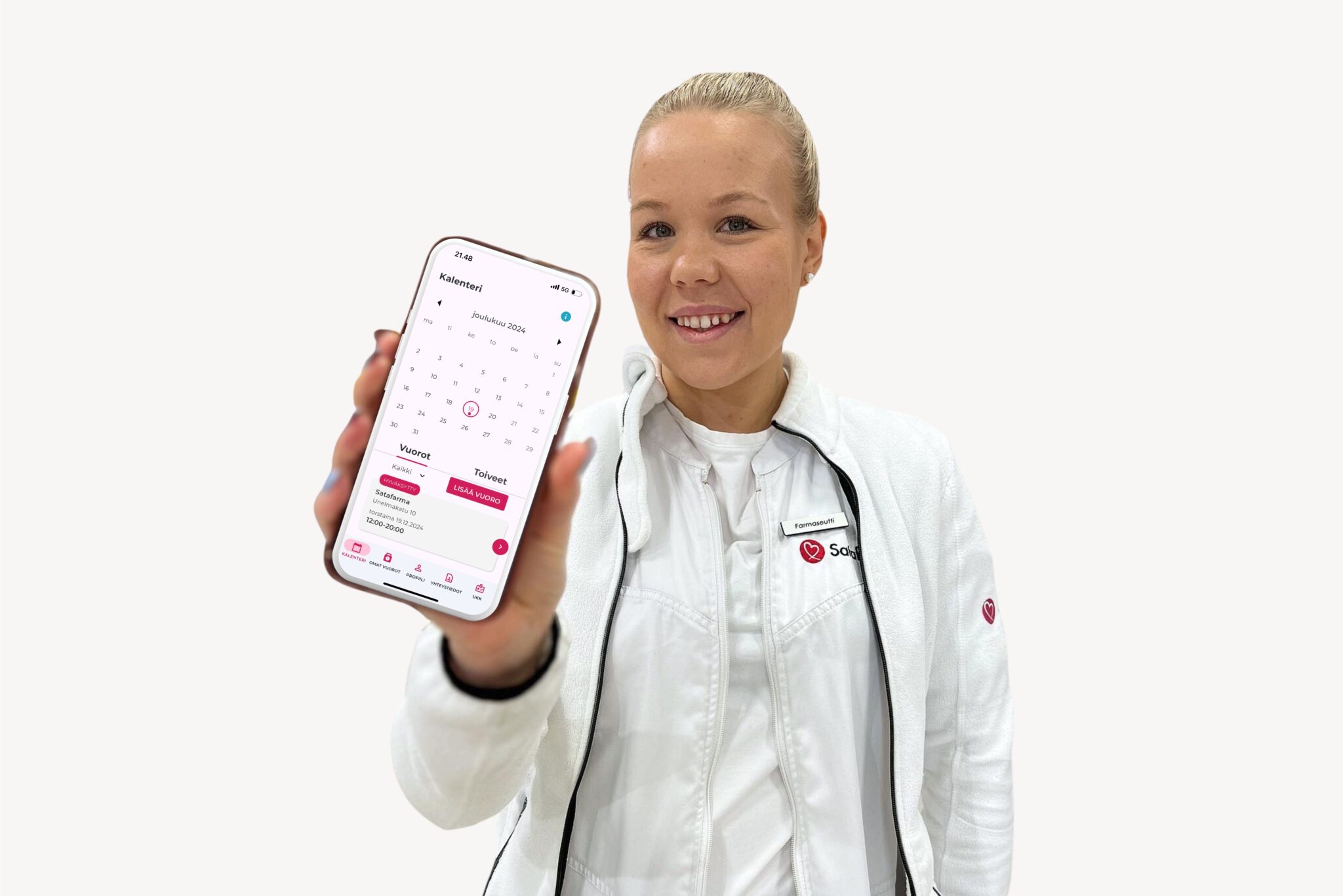 Satafarma Greigeläinen ja Satafarma-sovellus